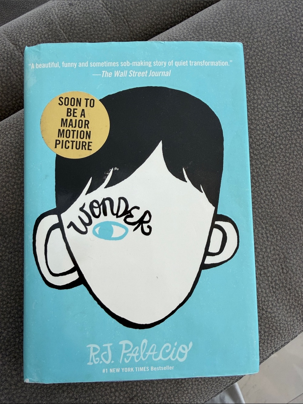 Wonder by — Blue Hardcover Book